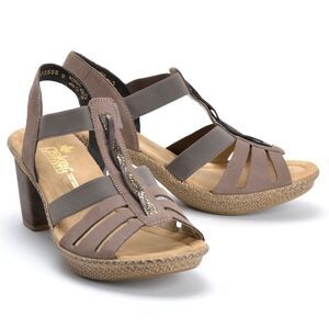 Rieker Rudy Stafford Sandal Size 39 EU / 8 US taupe